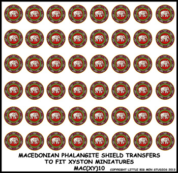 xy 12 by LBMS 15mm macedon shield designs to fit xyston miniatures mac 